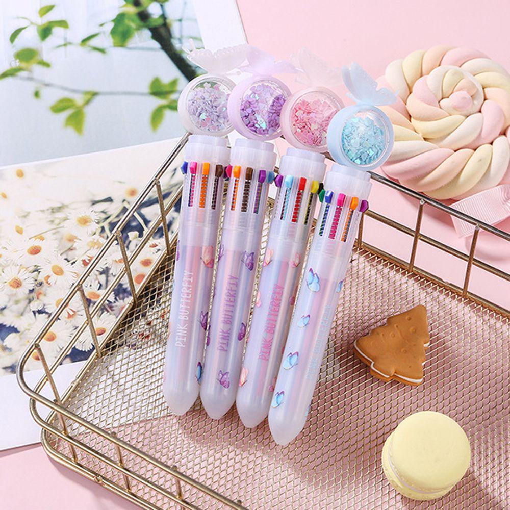 Bút Bi Ngòi 0.5mm 10 Màu Sắc Tùy Chọn