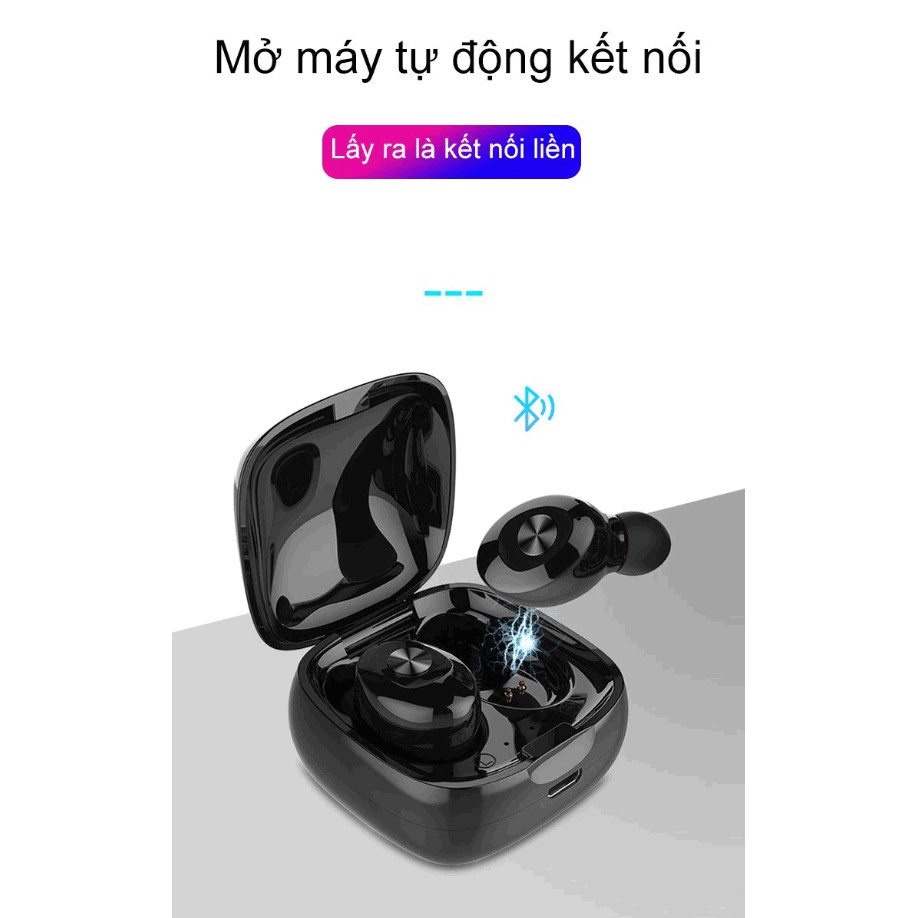 Tai nghe bluetooth không dây kèm hộp sạc TWS 5.0 - The Royal's