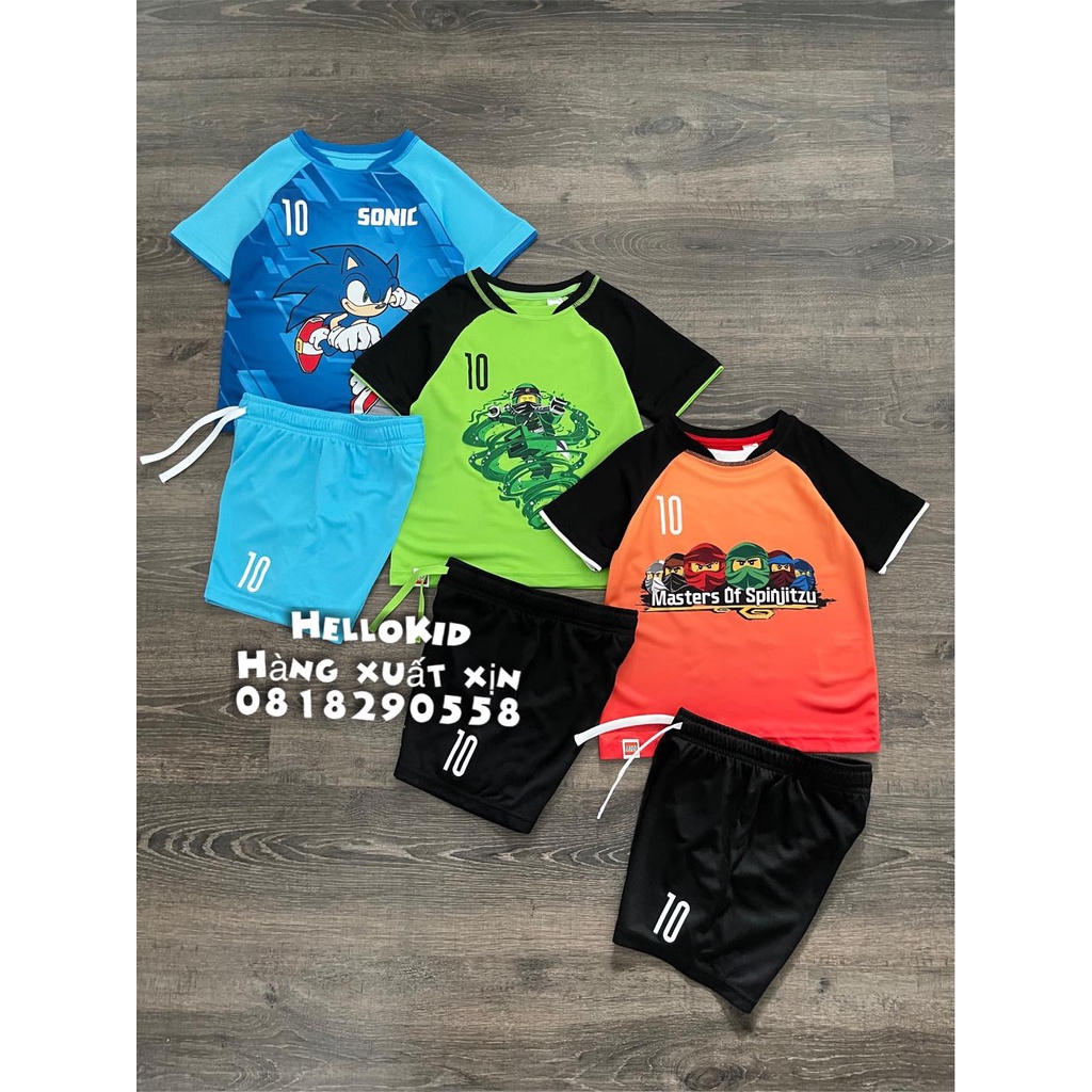 B165 - Bộ thể thao HM bóng đá cho bé