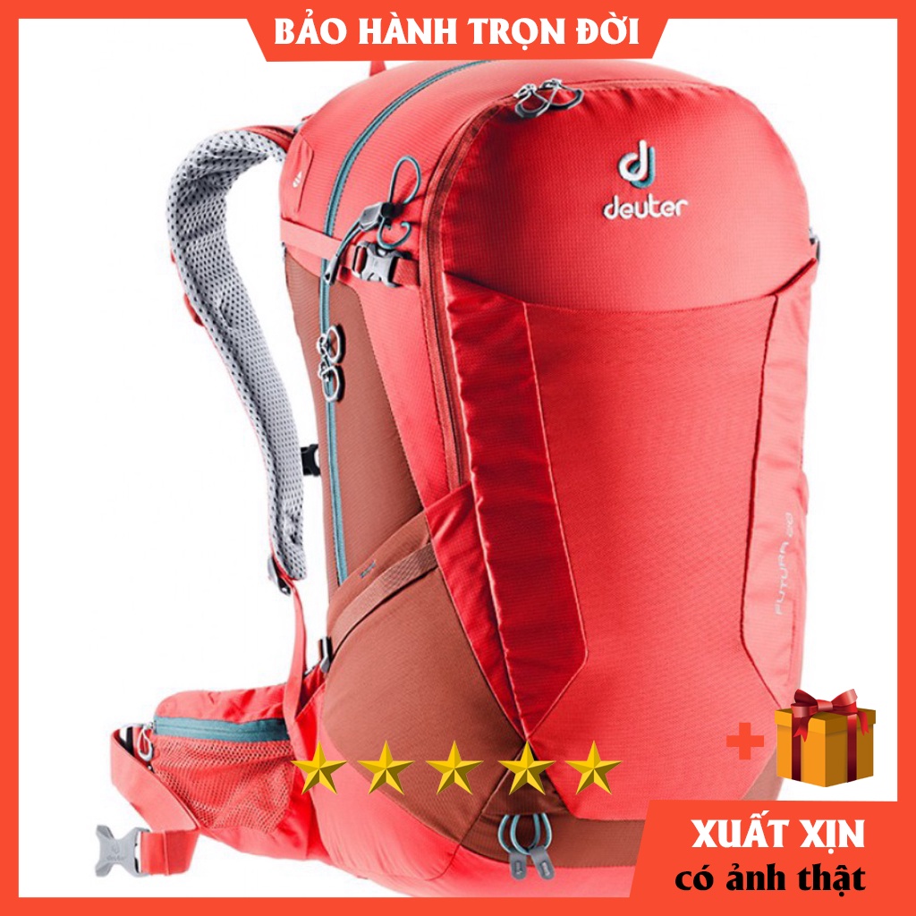 Balo du lịch Deuter Futura 28 model 2022 ( dùng như balo phượt - leo núi - trekking  ) [BẢO HÀNH TRỌN ĐỜI]