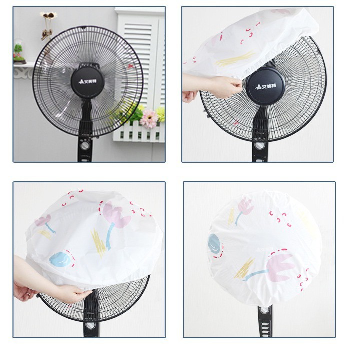 Bọc quạt tránh bụi cất đi