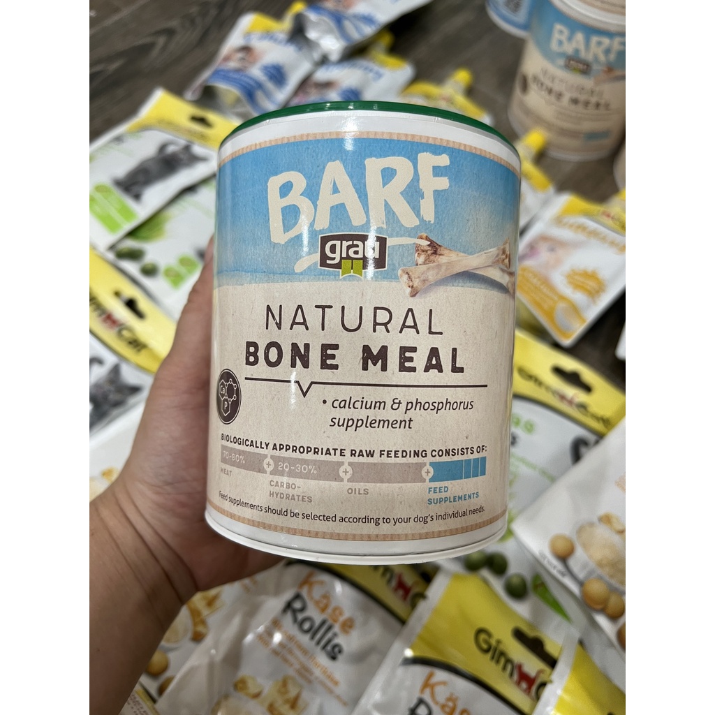 GRAU BARF - BỘT CANXI CHO CHÓ MÈO HÀNG ĐỨC CHÍNH HÃNG