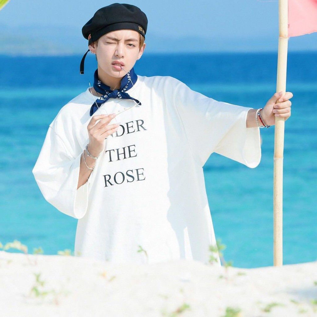 Áo Thun U-The Rose V BTS Taehyung - CT01-090620