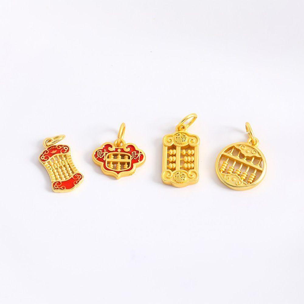 Cát ANEMONE ANEMONE Cát|Mặt Dây Chuyền Bằng Đồng Hình Bàn Tính Sáng Tạo Thời Trang DIY