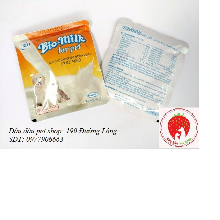 [ Bán sỉ ] SỮA BIO CHO CHÓ MÈO 100g