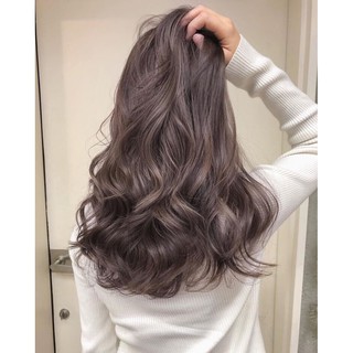 Thuốc nhuộm tóc màu nâu khói + tặng oxi dưỡng + bao tay