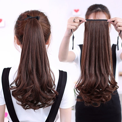 Bộ Tóc Giả Dài Xoăn Gợn Sóng Thời Trang Cho Nữ