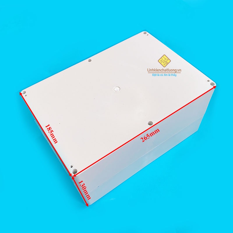 Hộp nhựa 265x185x130mm chống ẩm