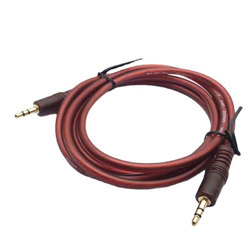 Dây cáp Audio  đầu 3.5 mm đầu hoa sen RCA cao cấp mạ vàng 24K dài 3M