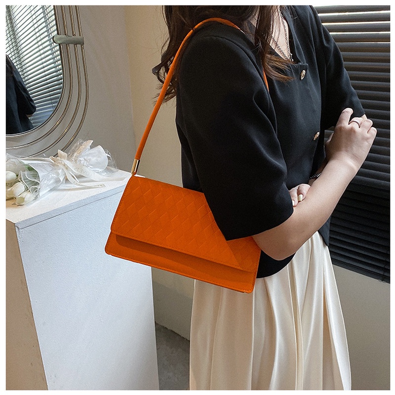 Túi Đeo Vai Hình Vuông Nhỏ Thêu Họa Tiết Đơn Giản Phong Cách Retro 2022 NB00384