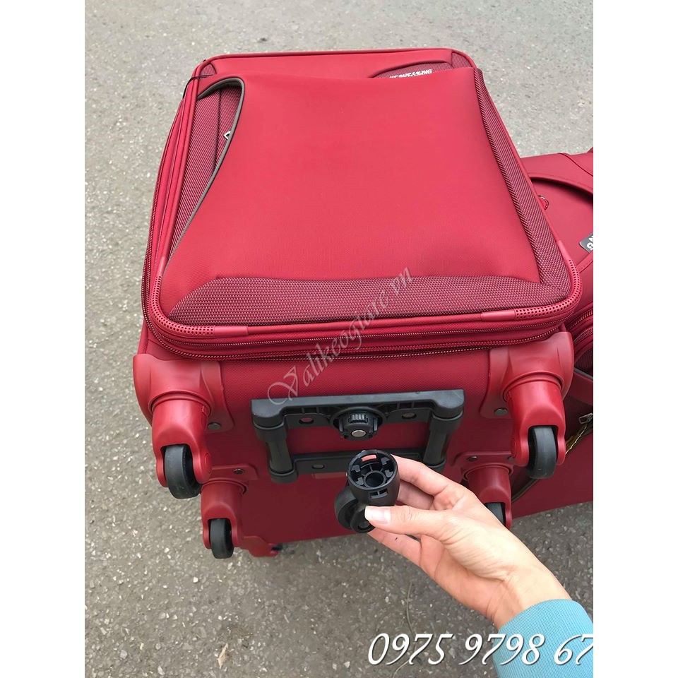 Vali kéo leavesking có thể tháo bánh sz 28"