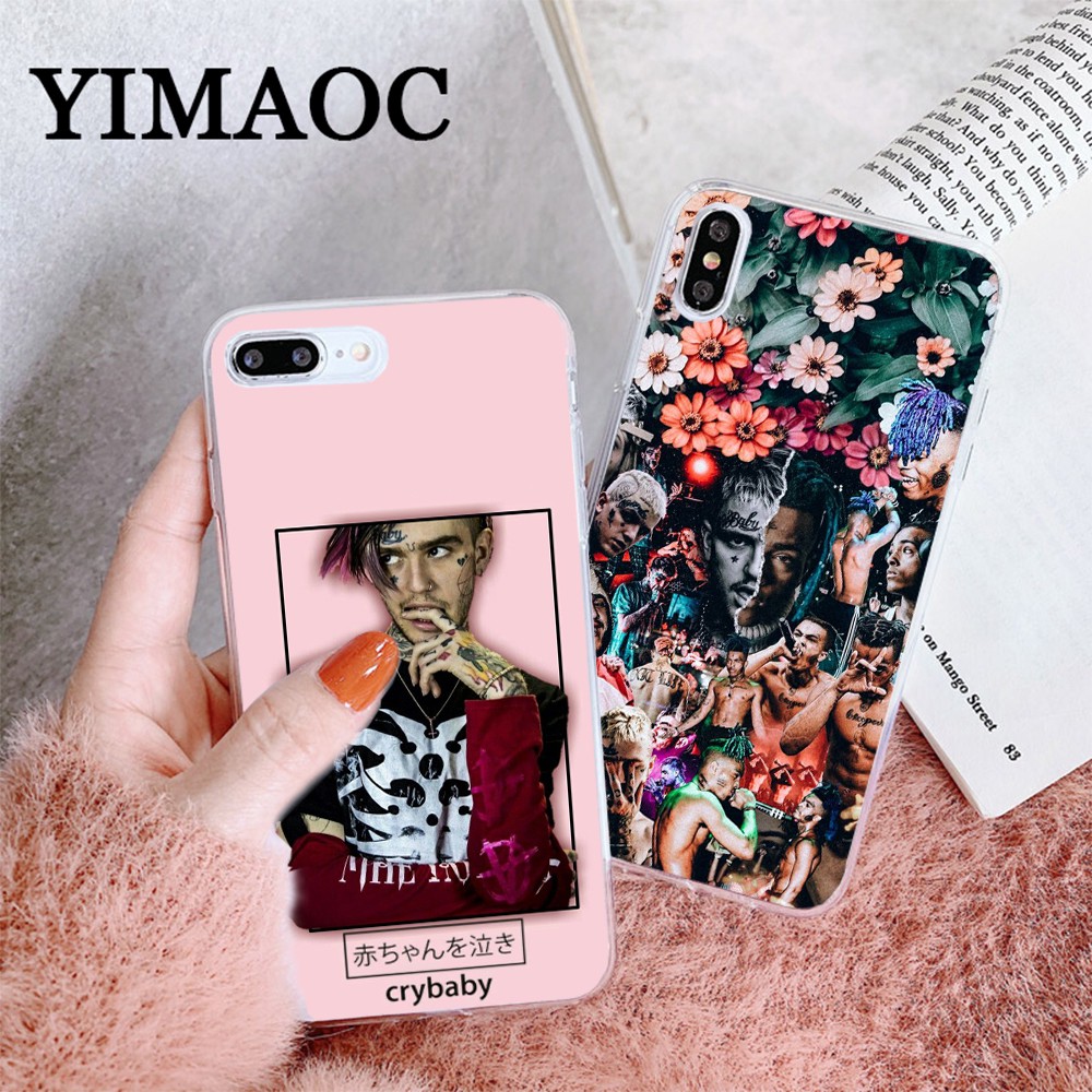 Ốp Điện Thoại Tpu Mềm Trong Suốt Hình Lil Peep Lil Bo Cho Iphone Xs Max Xr X 11 Pro 7 8 6 6s Plus 191c