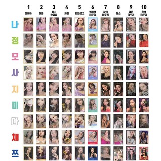 Bộ ảnh Full set card thành viên Nayeon, Dahyun, Jeongyeon, Jihyo, Chaeyoung - Twice Feel Special có sẳn