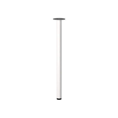 Chân bàn sắt tròn ikea màu trắng