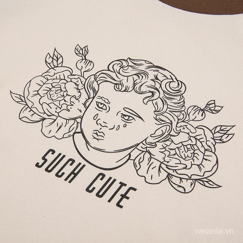Áo Thun Nữ Tay Ngắn In Hình Dễ Thương (6Szm)