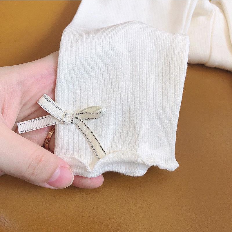 Quần Legging Dài Phong Cách Nhật Hàn Mùa Xuân Hè Hàng Mới 2022 Dễ Phối Đồ Dành Cho Bé Gái