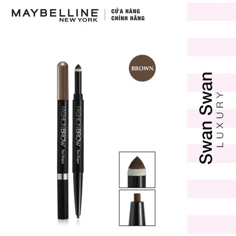 Bút Chì Kẻ Mày Hai Đầu Maybelline Nâu 0,5g