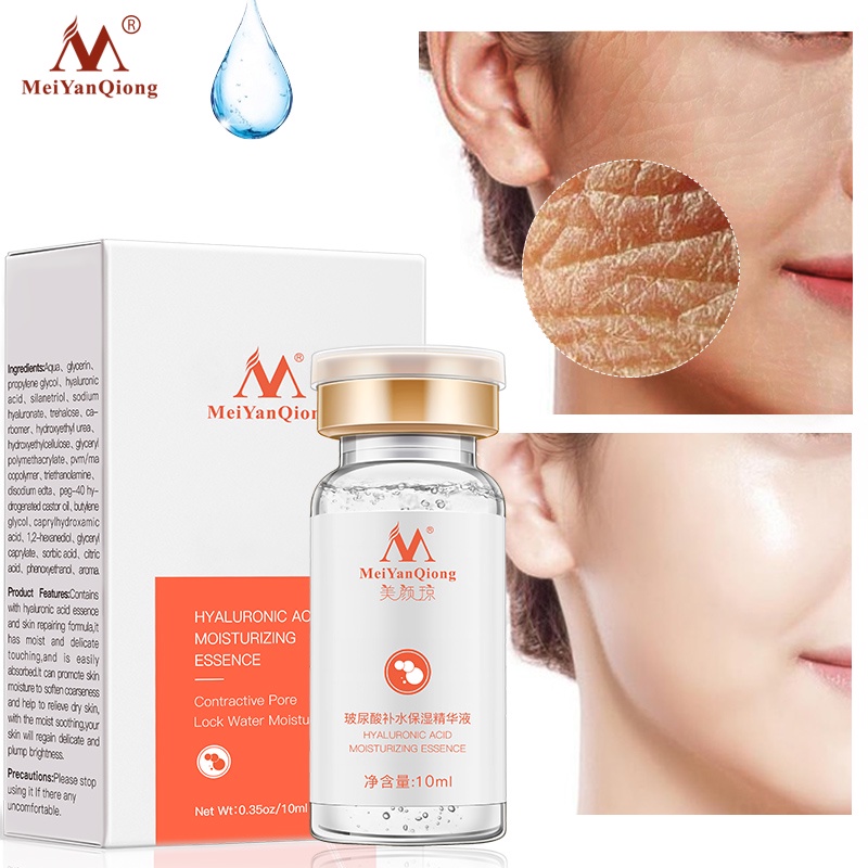 Tinh chất axit hyaluronic MeiYanQiong dưỡng ẩm làm trắng sáng phục hồi làm mịn chăm sóc da Làm trắng sáng sửa chữa Mịn 12ml