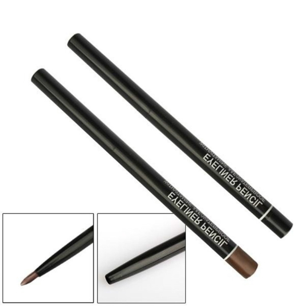 Bút kẻ mắt màu đen/nâu dạng xoay tự động chống thấm nước không gây chóng mặt | BigBuy360 - bigbuy360.vn