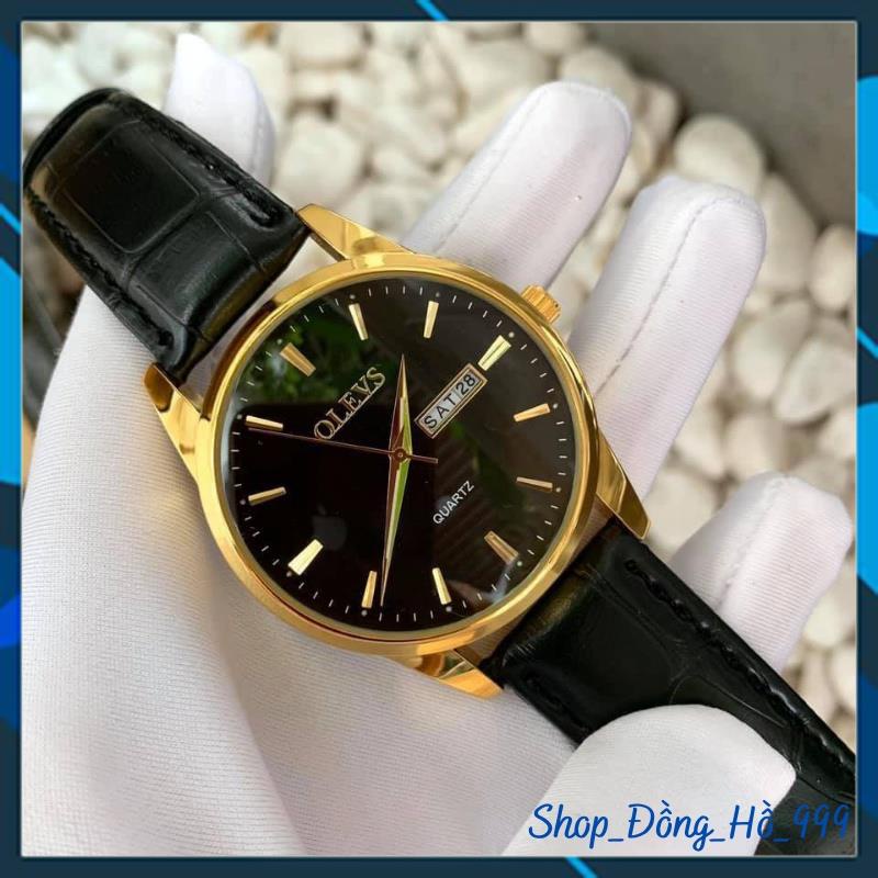 Đồng Hồ Nam dây da thời trang Cao Cấp 𝐎𝐋𝐄𝐕𝐒