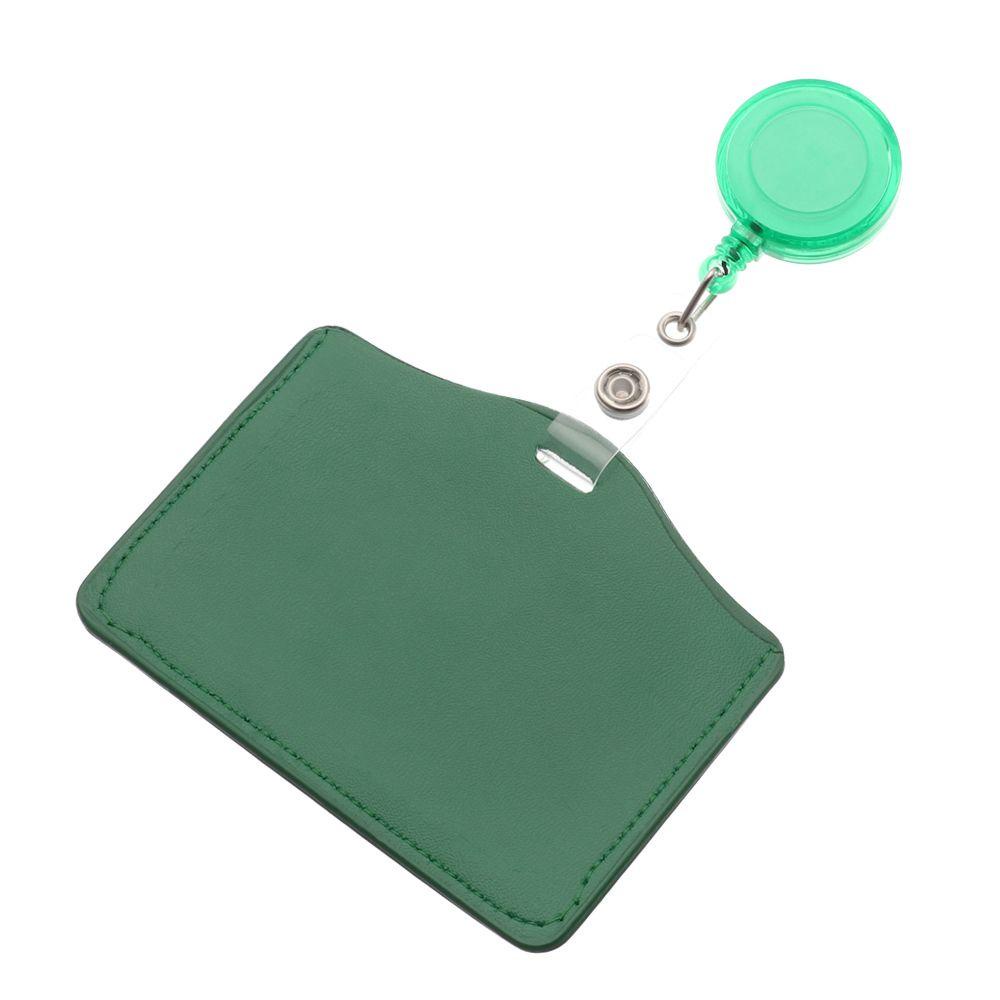 Bao Da Đựng Thẻ ID/Thẻ Tên Có Thể Thu Gọn 12 Màu Sắc Tiện Dụng