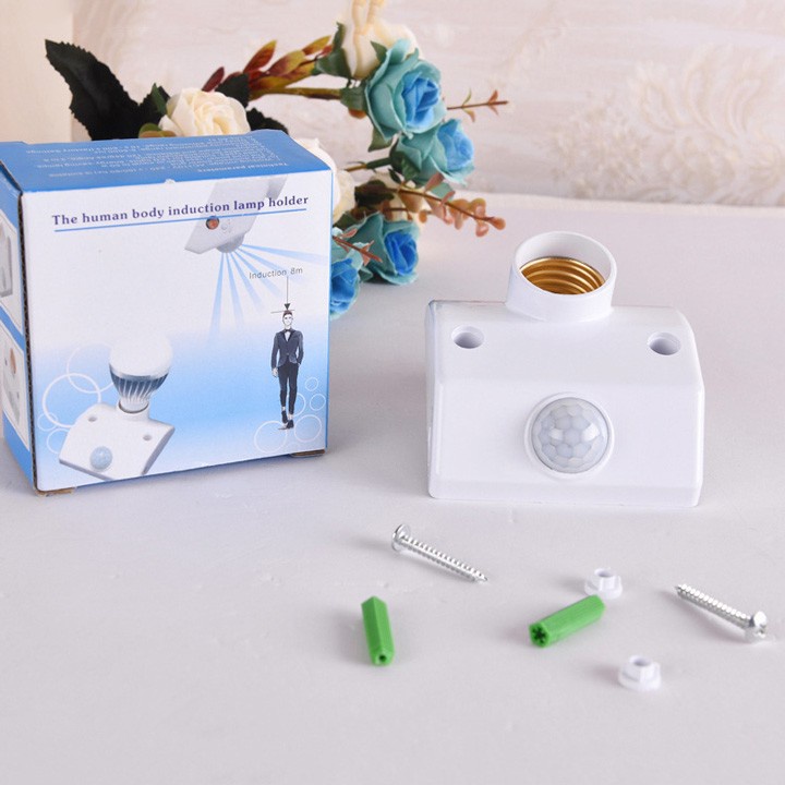 Đui đèn cảm biến chuyển động, cảm biến vật thể động - QM.DD001