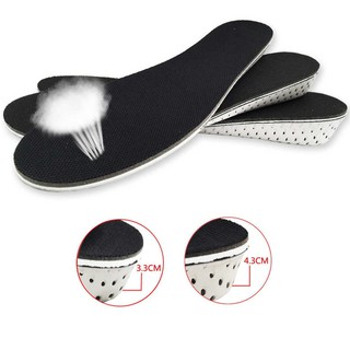 Lót giày tăng chiều cao mặt vải lưới mesh đế tổ ong thoáng khí độn thêm 3cm, 4cm chiều cao