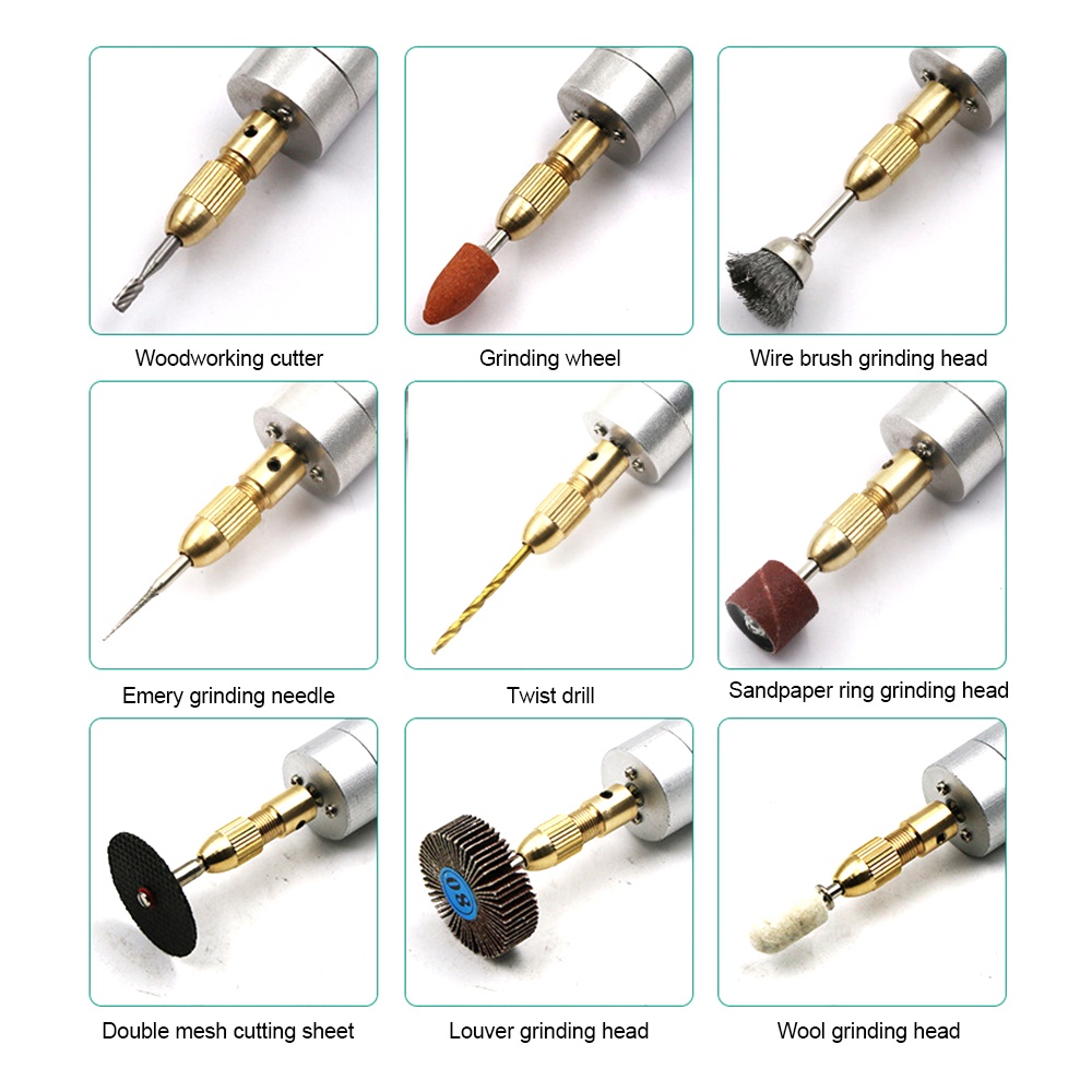 Set 18/ 33 dụng cụ máy mài đánh bóng ADIEEPEN cầm tay mini chuyên dụng