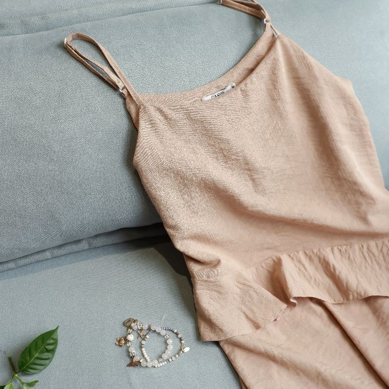 CASON - Đầm cami tầng bèo Journi