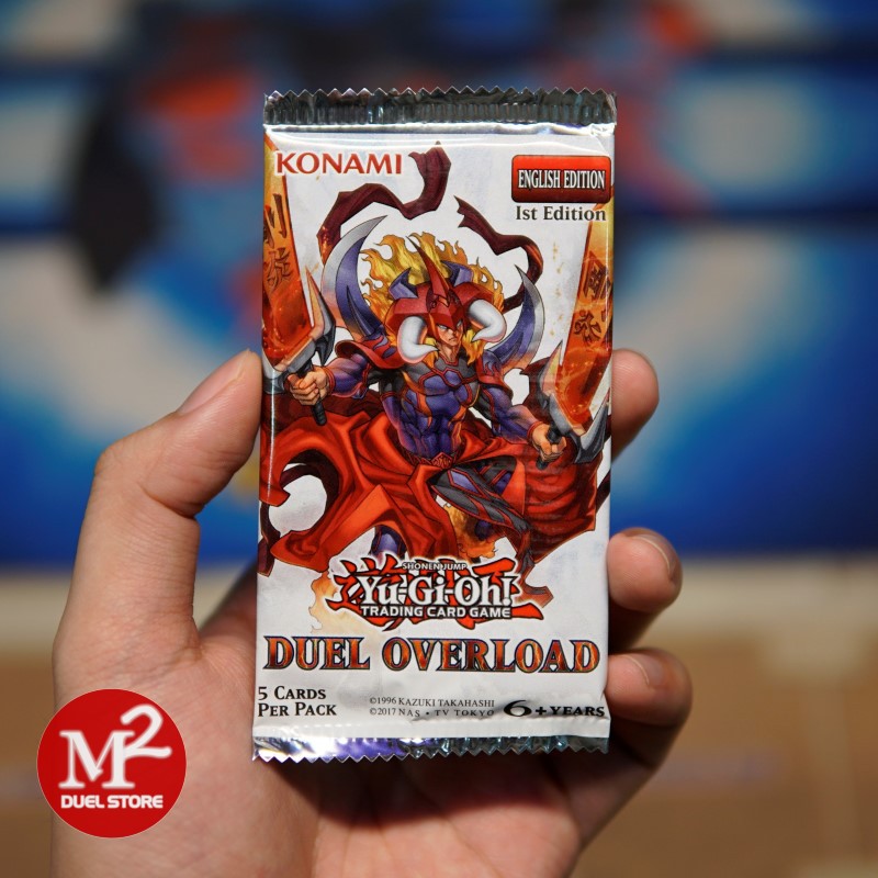 Túi thẻ bài Yugioh Duel Overload Booster Pack DUOV - 5 lá bài Ultra Rare - Nhập khẩu từ Hoa Kỳ USA