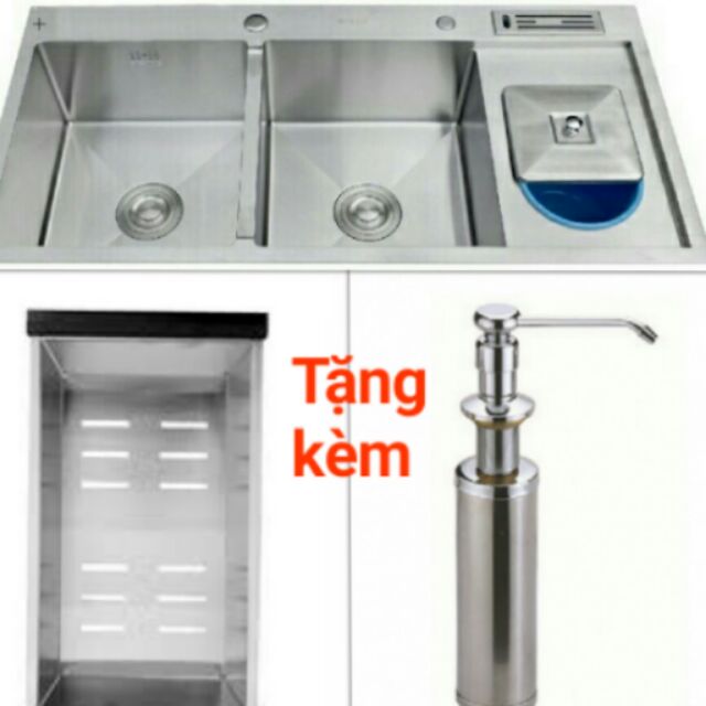 Bồn Chậu rửa chén lớn inox sus304 cao cấp