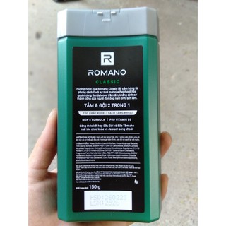 Tắm gội 2in1 Romano classic 150g
