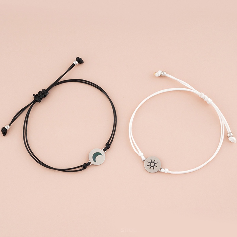 Set 2 Vòng Tay Hồng Cho Cặp Đôi