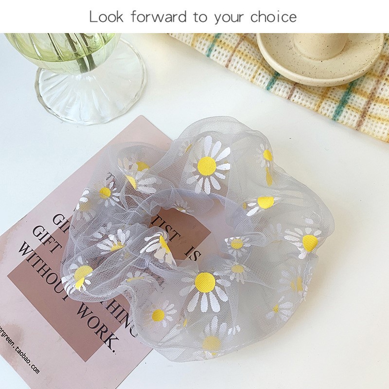 Dây buộc tóc bằng vải với nhiều màu sắc đa dạng thời trang Hàn Quốc