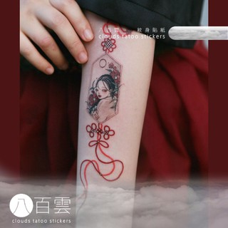 Hình Xăm Dán Phong Cách Trung Hoa Cho Nữ