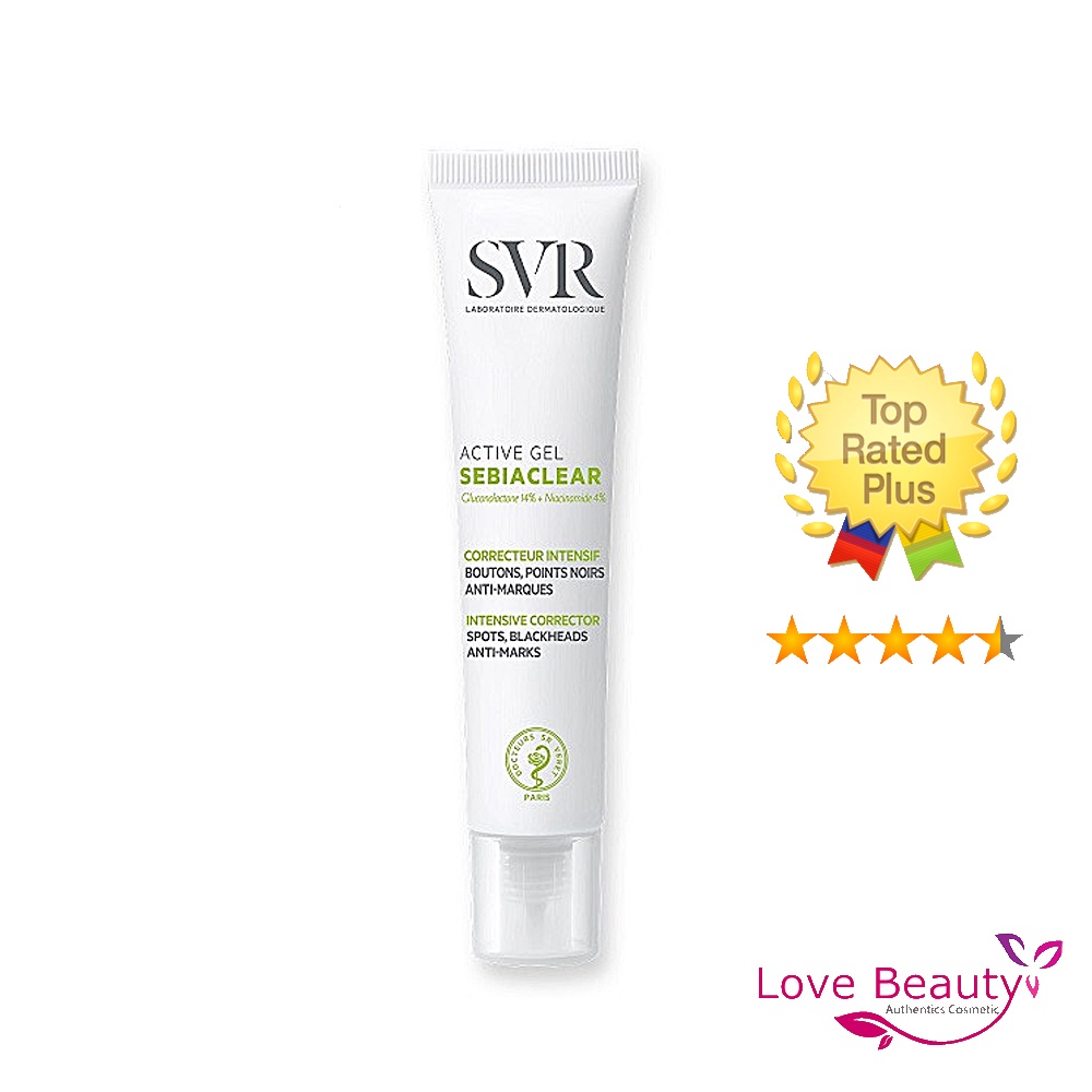 [Mã SKAMPUSH11 giảm 10% đơn 200k] Gel Dưỡng Làm Giảm Mụn & Dầu Nhờn SVR Sebiaclear Active Gel 40ml | BigBuy360 - bigbuy360.vn