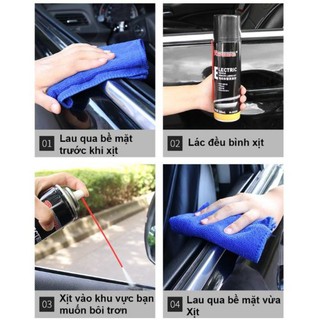 bình xịt bôi trơn kính ô tô