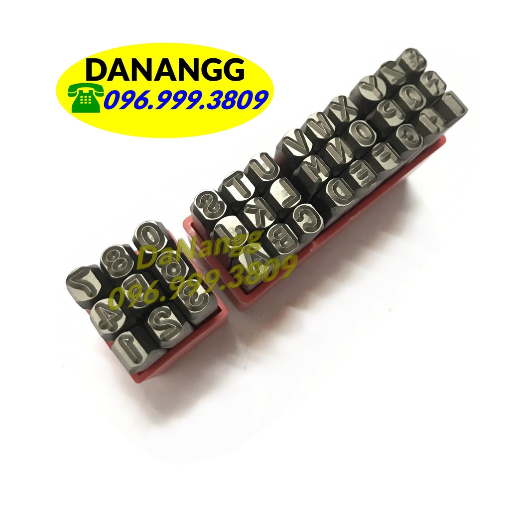 Bộ đục chữ số 8 ly