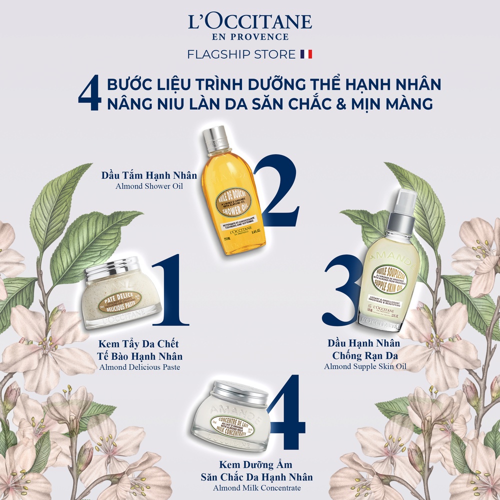 Sữa Dưỡng Thể Hạnh Nhân L'Occitane Almond Milk Veil 240ml