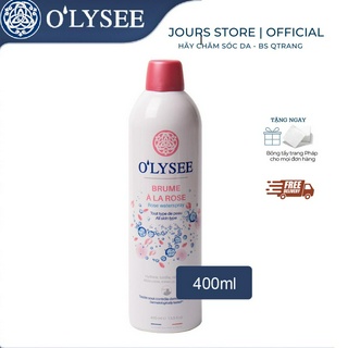 Xịt khoáng dưỡng da o'lysee brume à la rose 400ml
