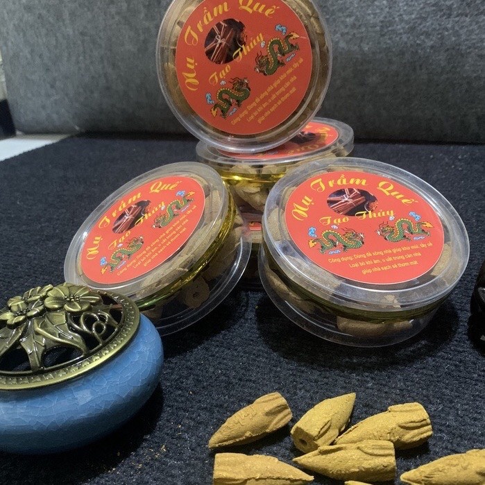 Nụ trầm quế cao cấp 100% hương quế tự nhiên để xông nhà tẩy uế loại bỏ khí âm giúp nhà sạch sẽ thơm mát