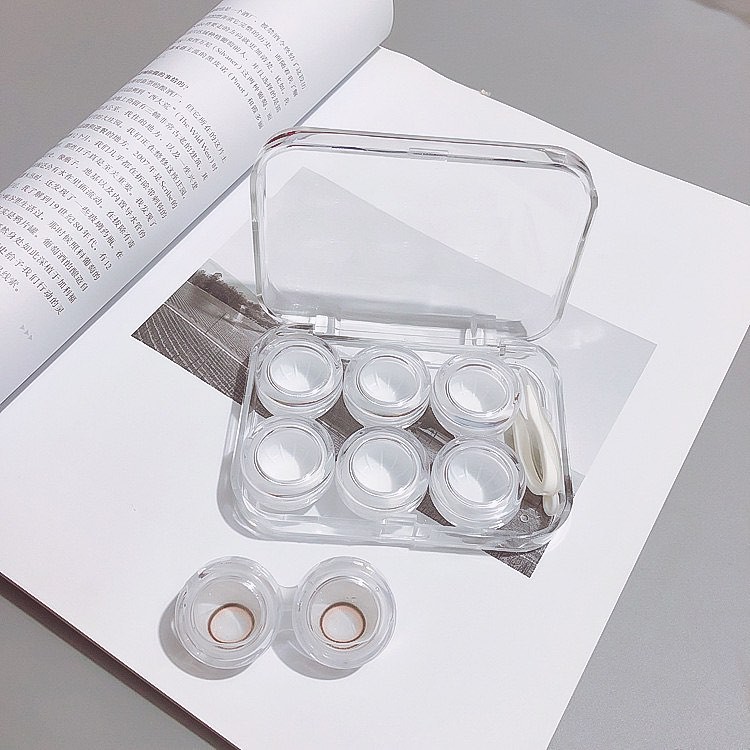 Hộp Đựng Lens 3 Hộp Trong Suốt - L1023