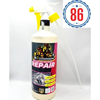 Dung dịch tẩy rửa lốc máy,hợp kim nhôm Sprayking Repair 1L tặng kèm vòi xịt.
