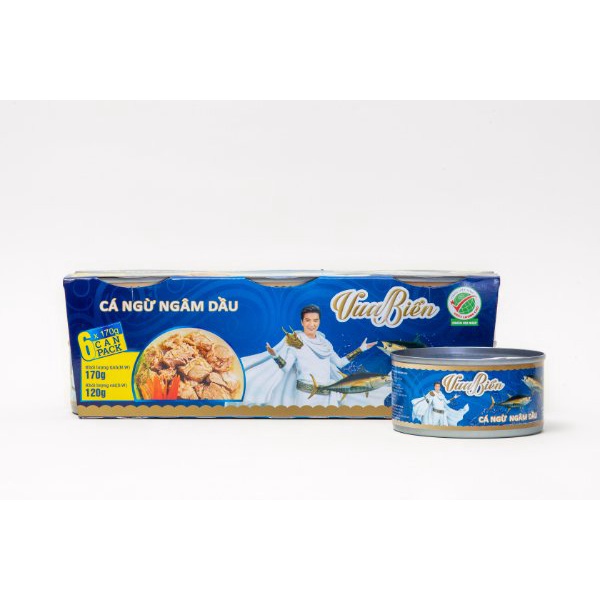 Cá ngừ ngâm dầu thương hiệu VUA BIỂN- Đàm Vĩnh Hưng | BigBuy360 - bigbuy360.vn