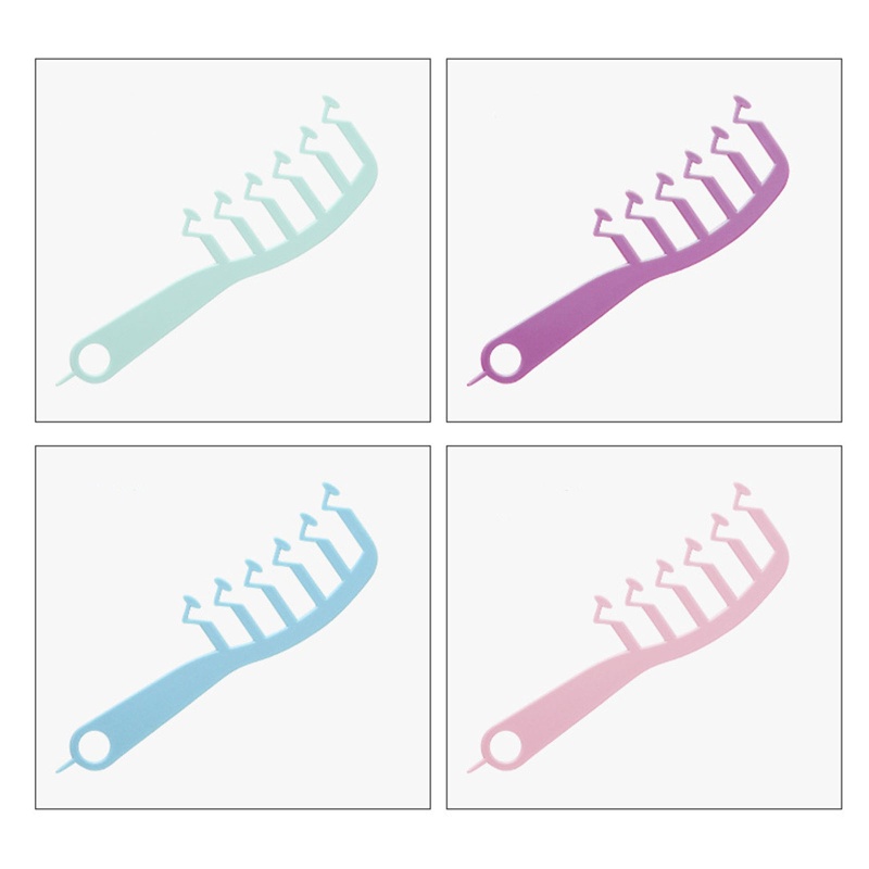 [Hàng mới về] Lược chải tóc tạo kiểu hình chữ Z dành cho nữ tiện dụng