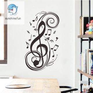 Decal Dán Tường Nốt Nhạc Đơn Giản