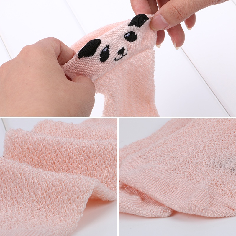 Vớ cotton thoáng khí chống muỗi cho bé gái từ 1-3 tuổi