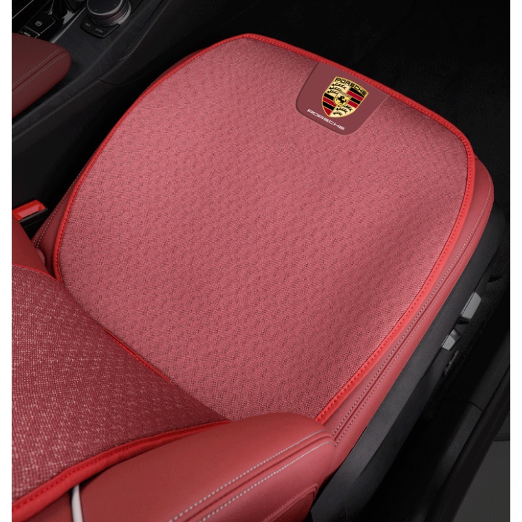 Porsche Đệm Lót Ghế Ngồi Xe Hơi Bằng Vải Lanh Mềm Mại Thoải Mái Thoáng Khí