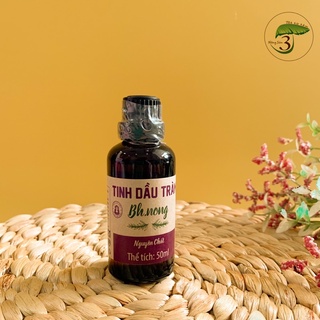 Tinh dầu tràm nguyên chất chai 50ml tắm cho bé giữ ấm cơ thể xông khử mùi phòng BH.Nong