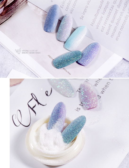 Bột Kim Tuyến Lấp Lánh Trang Trí Móng Tay Nghệ Thuật